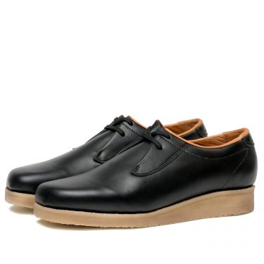 P500 Padmore & Barnes Original Sports Shoe – Black Full Grain Leather