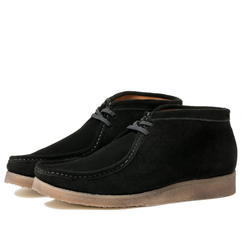 P404 Padmore & Barnes Original Boot – Black Suede – Padmore & Barnes