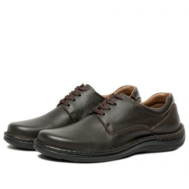 W1538 Men’s Laced Shoe – Brown Leather