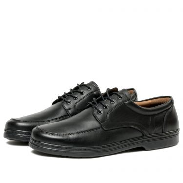 W1621 Men’s Laced Shoe – Black Leather