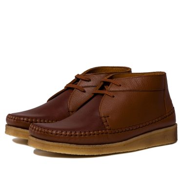 P700 Padmore & Barnes Willow Boot -Brown/Tan Leather