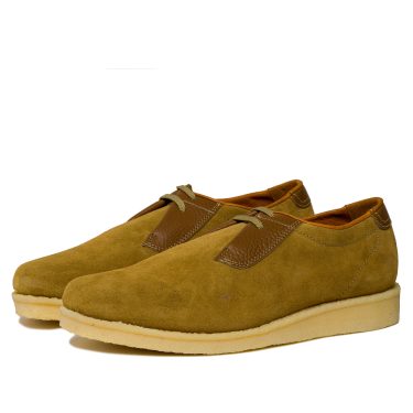P501 Padmore & Barnes Original Sports Shoe – Terra Suede with Leather Facing