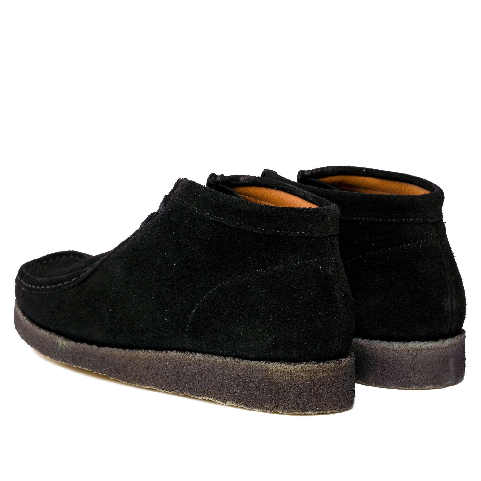 P404 Padmore & Barnes Original Boot - Black Suede With Dark Sole