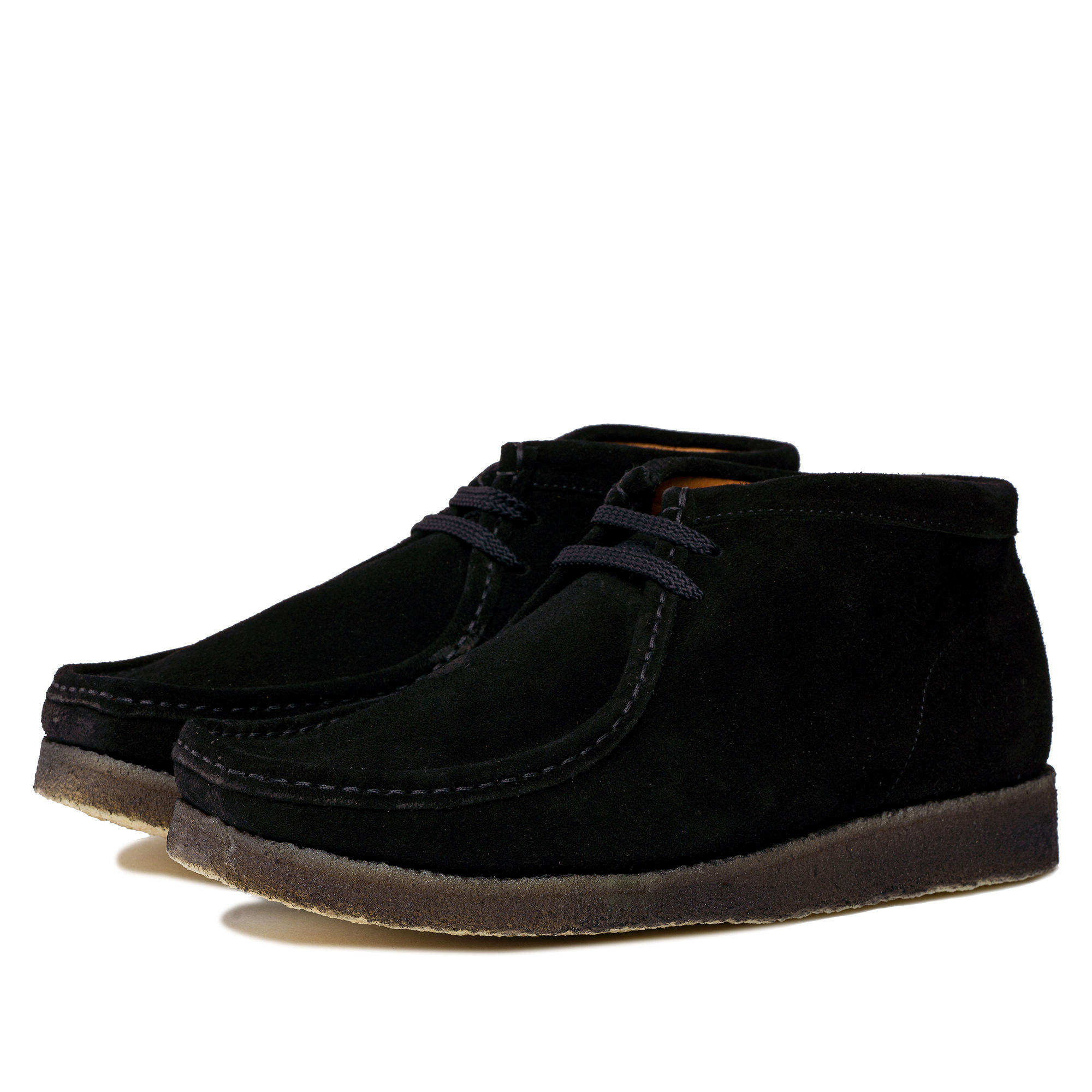 P404 Padmore & Barnes Original Boot – Black Suede With Dark Sole