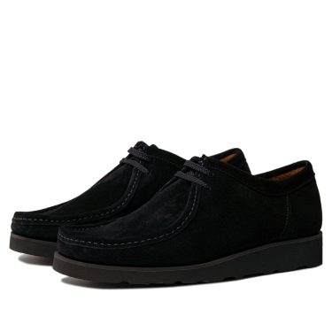 P205 Padmore & Barnes Original Shoe – Black Suede With Vibram Morflex Sole