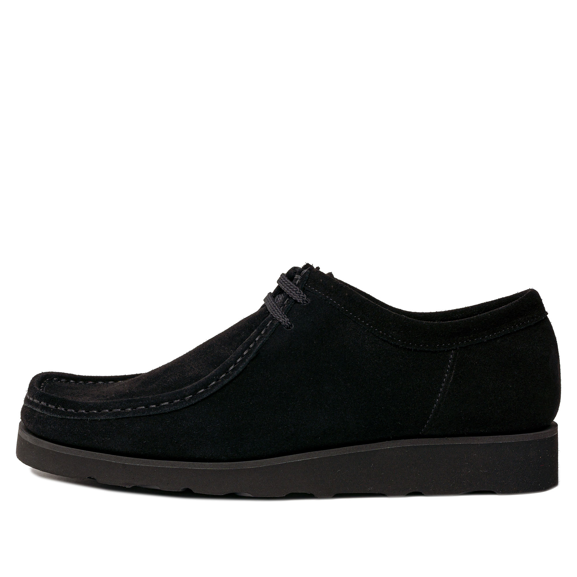 P205 Padmore & Barnes Original Shoe – Black Suede With Vibram Morflex ...
