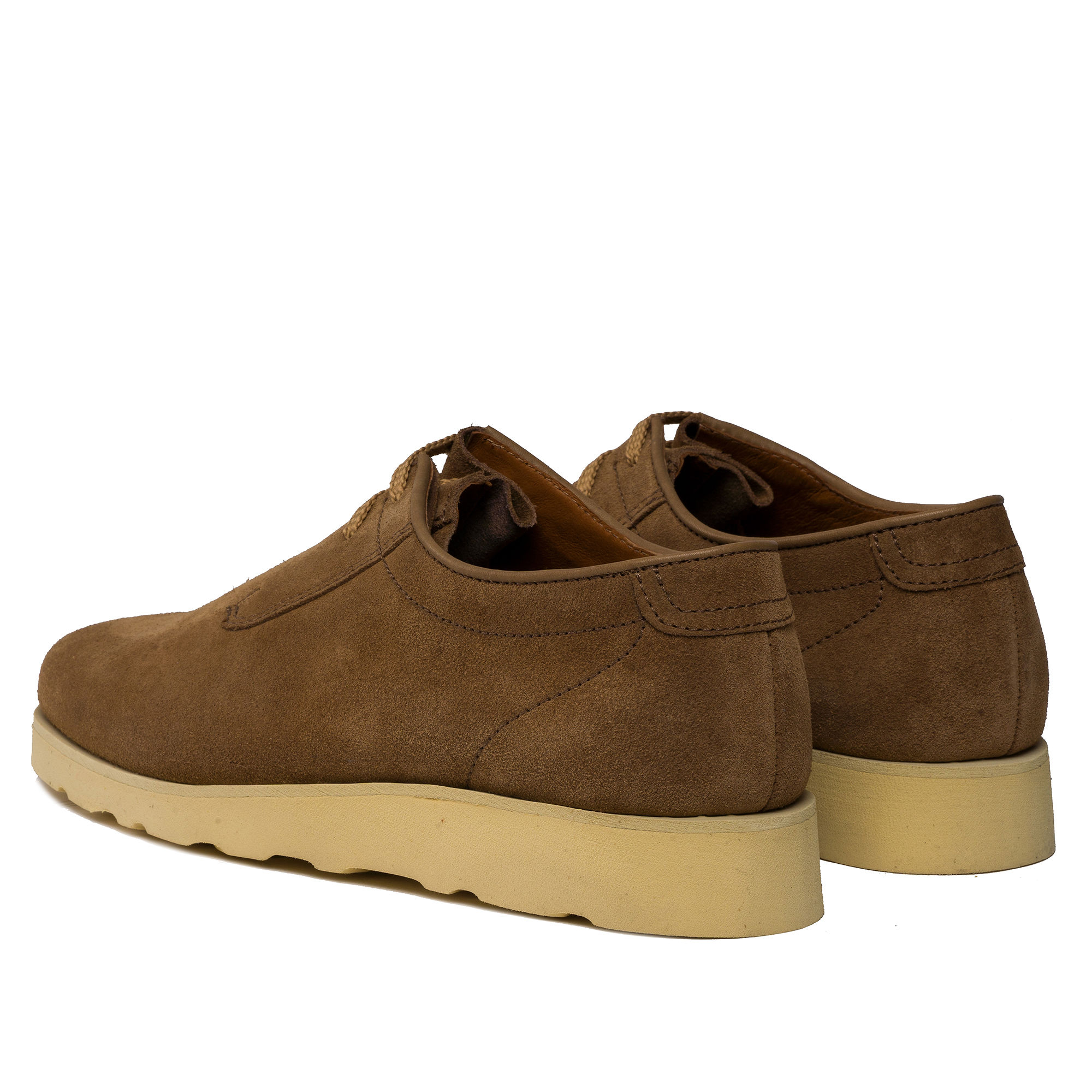 P505 Padmore & Barnes Original Sports Shoe – Beige Suede With Vibram ...