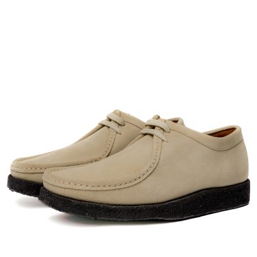 P204 The Original Padmore & Barnes Iconic Style – Beige Suede/Dark Sole