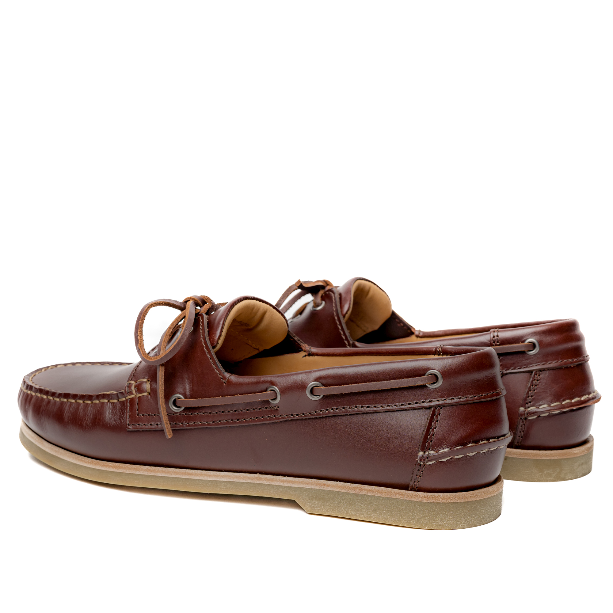 P3919 Padmore & Barnes Deck Shoe – Coronado Leather – Padmore & Barnes