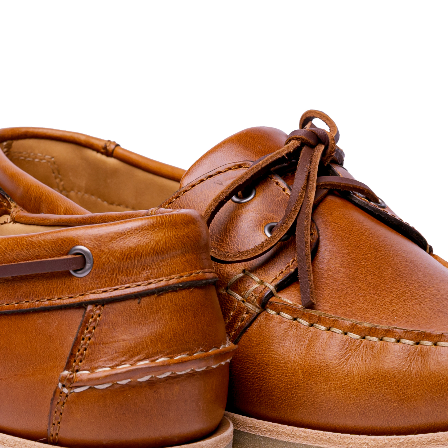 P3919 Padmore Barnes Deck Shoe Tan Leather