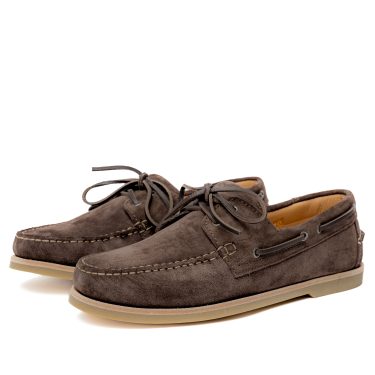 P3919 Padmore & Barnes Deck Shoe – Brown Suede