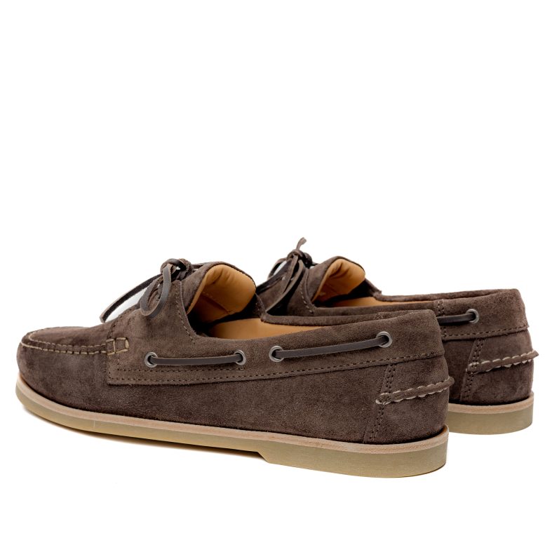 P3919 Padmore & Barnes Deck Shoe – Brown Suede – Padmore & Barnes