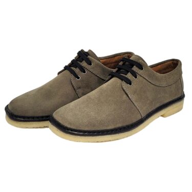 NEW 4260 Padmore & Barnes Shannon Shoe – Grey Suede