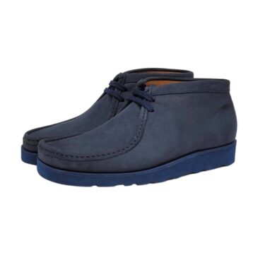 NEW P405 Padmore & Barnes Original Boot – Navy Nubuck