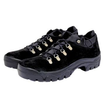 4232 Padmore & Barnes Low Hiker – Black Suede